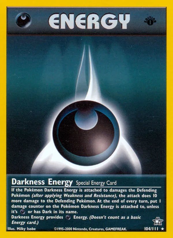 Darkness Energy (Neo Genesis #104/111)