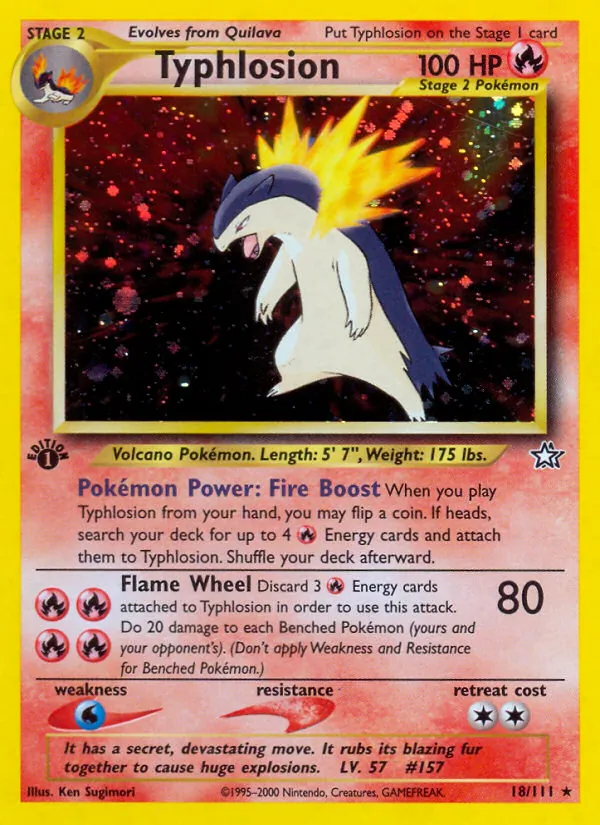 Typhlosion (Neo Genesis #18/111)