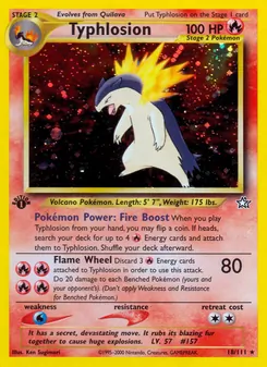 Typhlosion (Neo Genesis #18/111)
