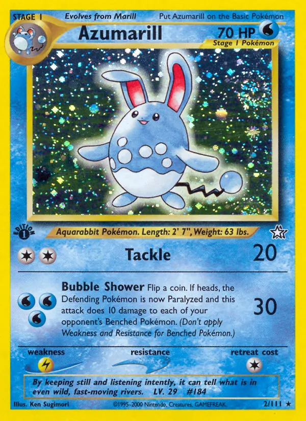 Azumarill (Neo Genesis #2/111)