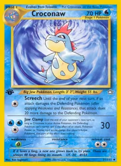 Croconaw (Neo Genesis #31/111)