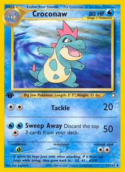 Croconaw (Neo Genesis #32/111)