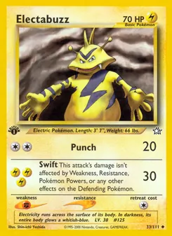Electabuzz (Neo Genesis #33/111)