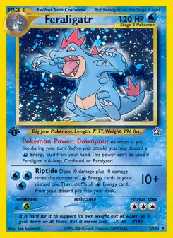 Feraligatr (Neo Genesis #5/111)