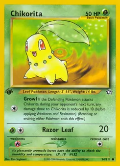 Chikorita (Neo Genesis #54/111)