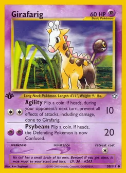 Girafarig (Neo Genesis #58/111)