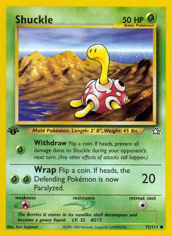 Shuckle (Neo Genesis #72/111)