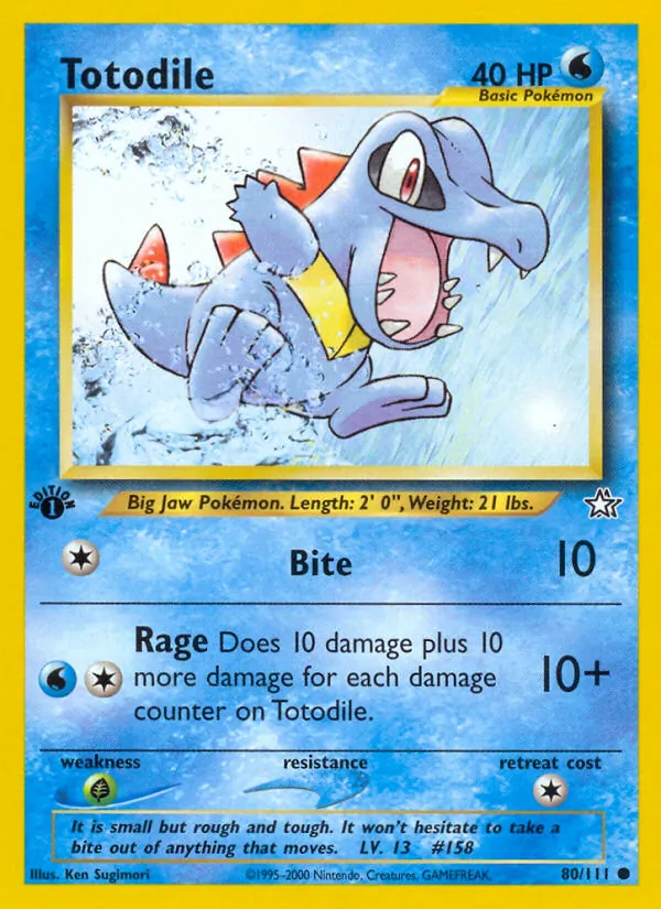 Totodile (Neo Genesis #80/111)