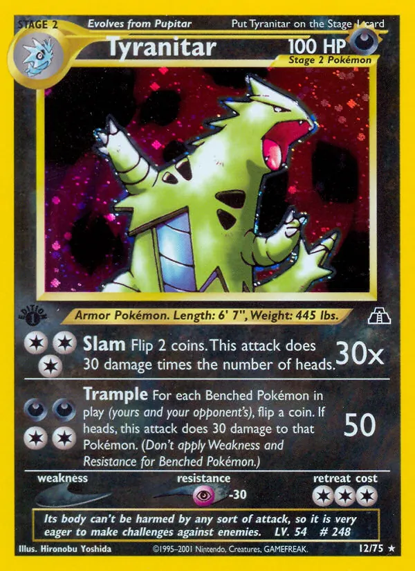 Tyranitar (Neo Discovery #12/75)