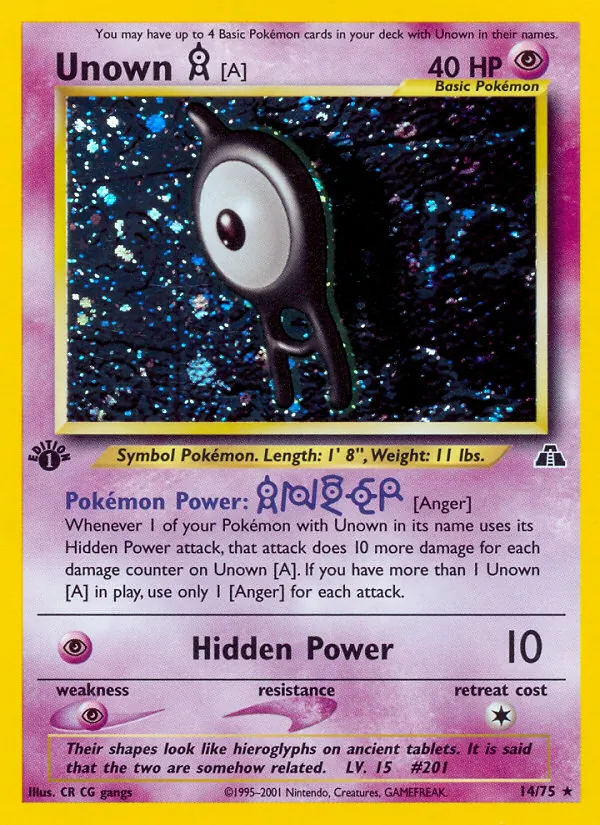 Unown [A] (Neo Discovery #14/75)