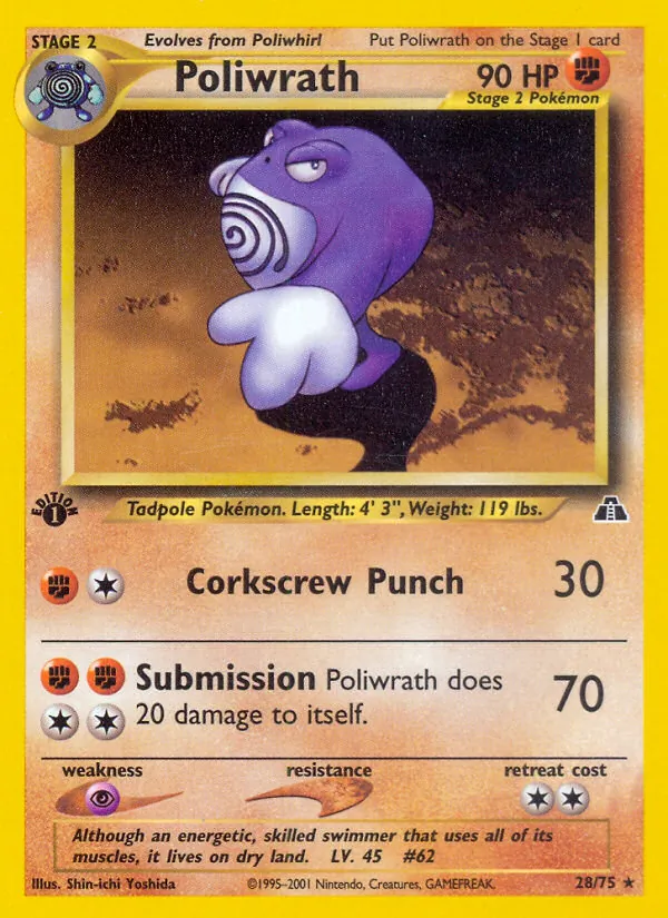Poliwrath (Neo Discovery #28/75)