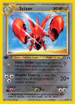 Scizor (Neo Discovery #29/75)