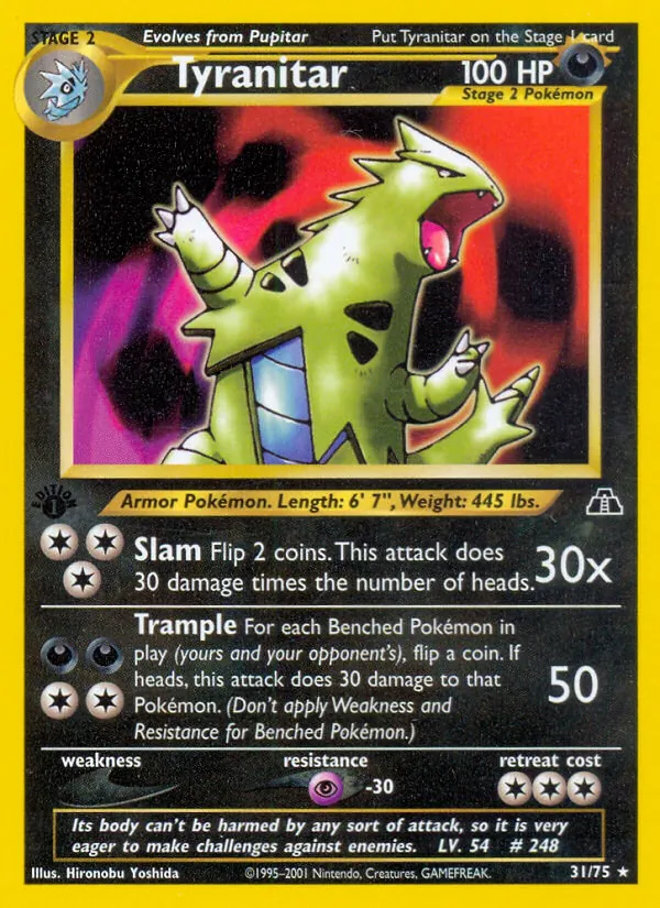 Tyranitar (Neo Discovery #31/75)