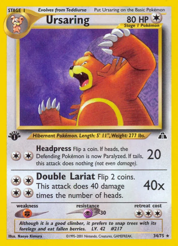 Ursaring (Neo Discovery #34/75)