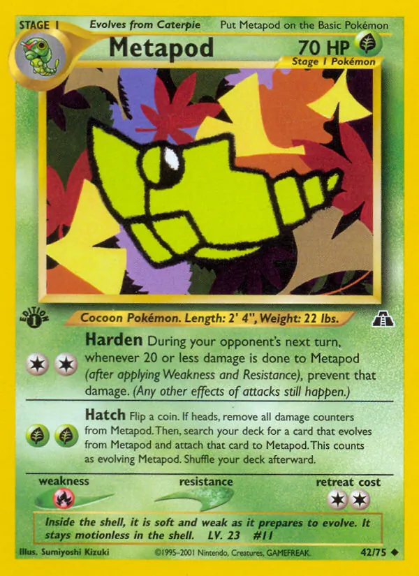 Metapod (Neo Discovery #42/75)