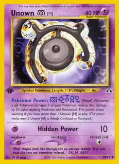 Unown [M] (Neo Discovery #49/75)