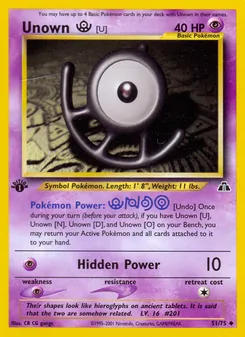Unown [U] (Neo Discovery #51/75)