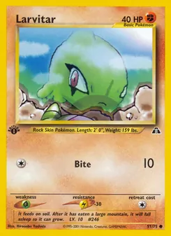 Larvitar (Neo Discovery #57/75)