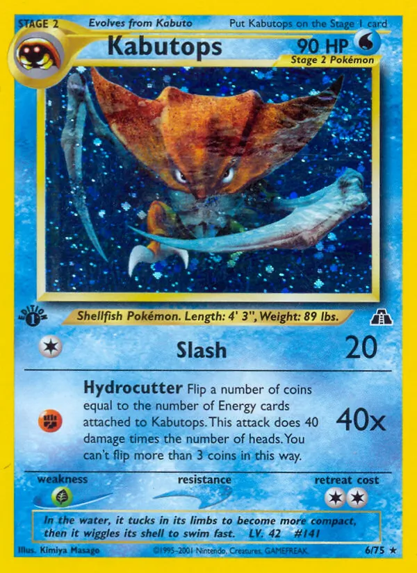 Kabutops (Neo Discovery #6/75)