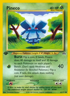 Pineco (Neo Discovery #61/75)