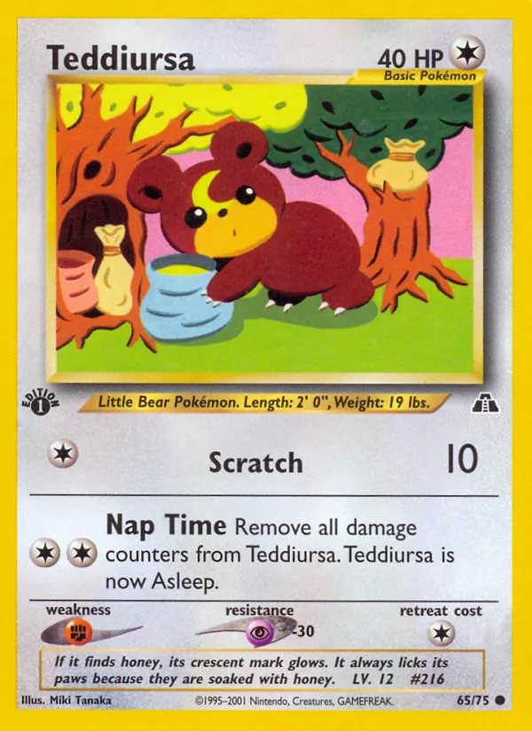 Teddiursa (Neo Discovery #65/75)