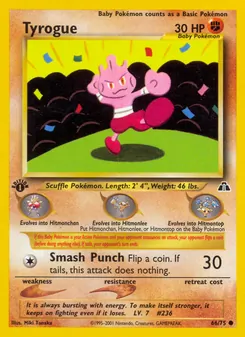 Tyrogue (Neo Discovery #66/75)