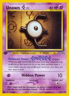 Unown [E] (Neo Discovery #67/75)