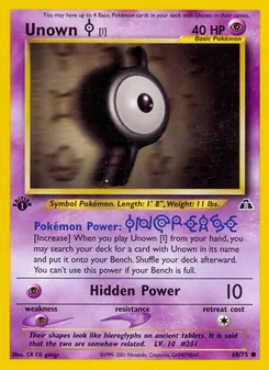 Unown [I] (Neo Discovery #68/75)