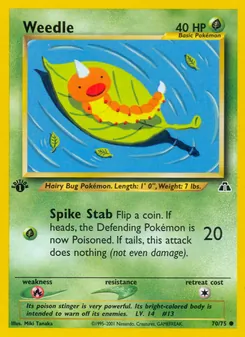 Weedle (Neo Discovery #70/75)
