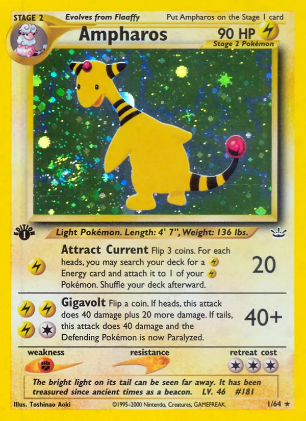 Ampharos (Neo Revelation #1/64)