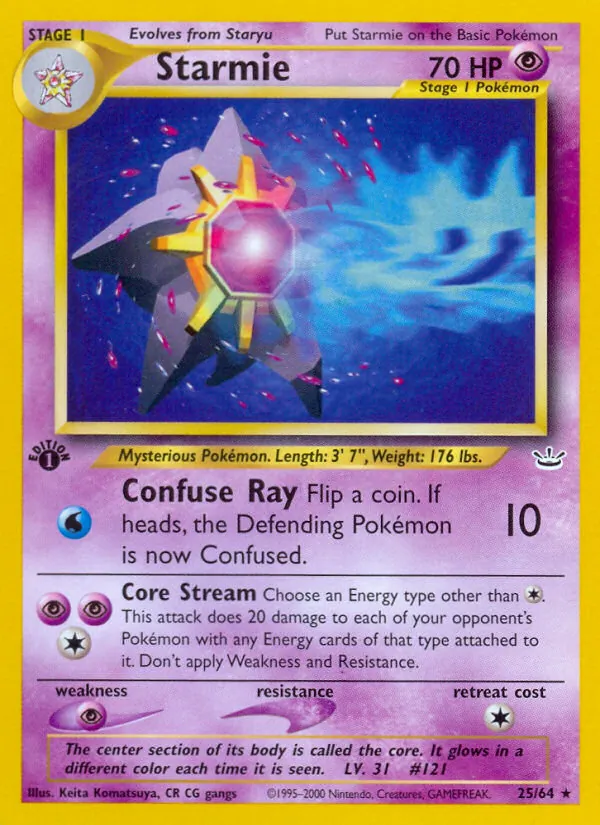 Starmie (Neo Revelation #25/64)