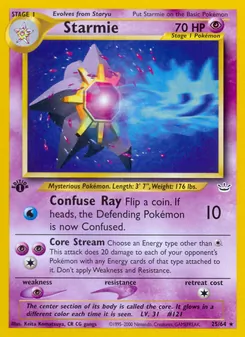 Starmie (Neo Revelation #25/64)