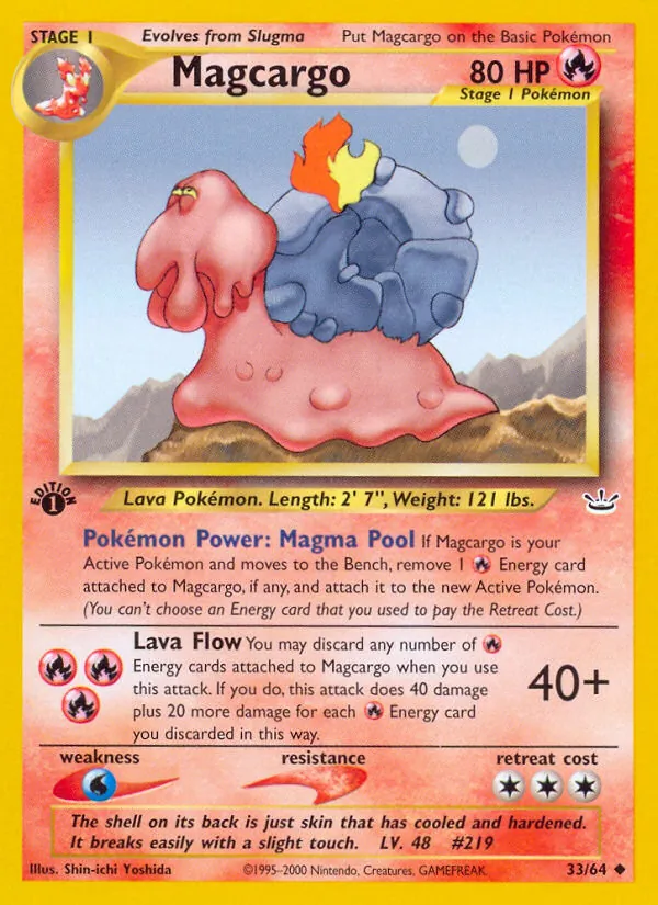 Magcargo (Neo Revelation #33/64)
