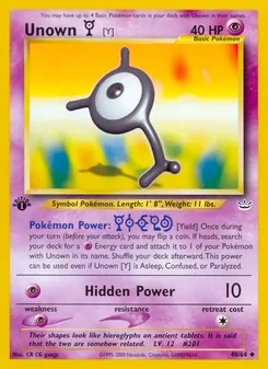 Unown [Y] (Neo Revelation #40/64)
