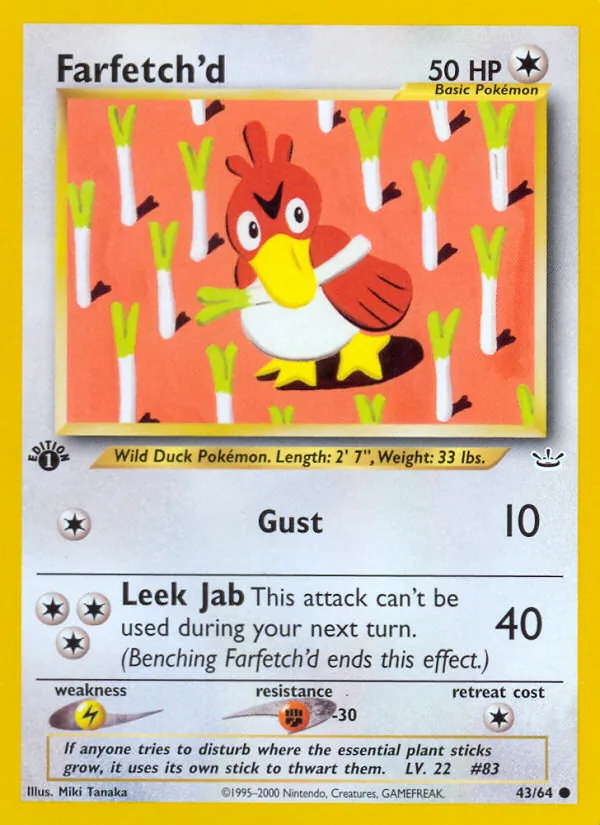 Farfetch'd (Neo Revelation #43/64)