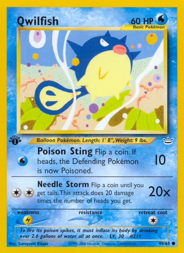 Qwilfish (Neo Revelation #49/64)