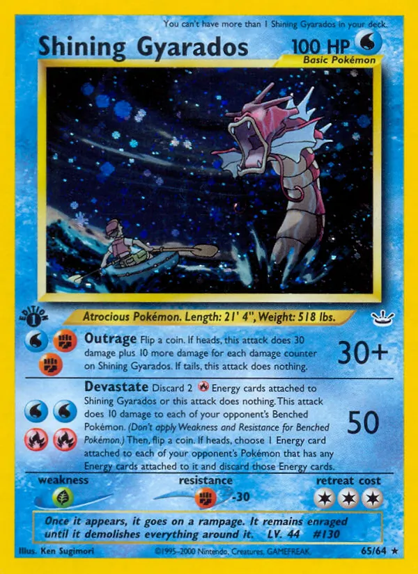 Shining Gyarados (Neo Revelation #65/64)