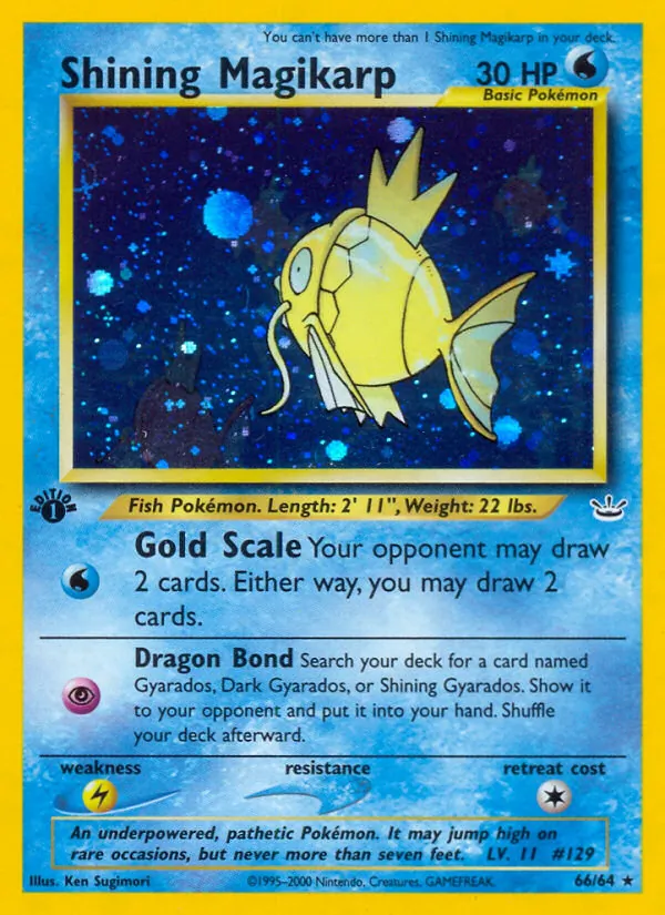 Shining Magikarp (Neo Revelation #66/64)