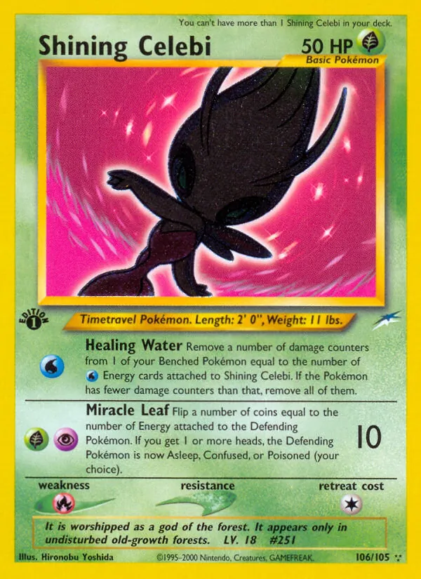 Shining Celebi (Neo Destiny #106/105)