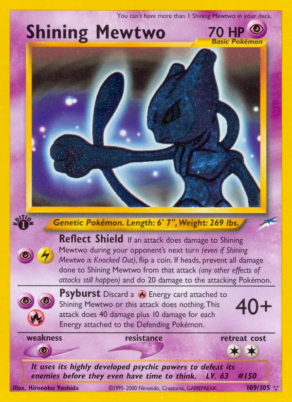 Shining Mewtwo (Neo Destiny #109/105)