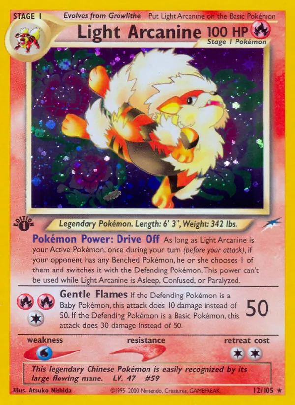 Light Arcanine (Neo Destiny #12/105)