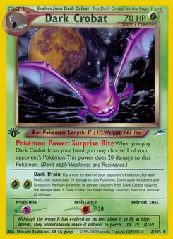 Dark Crobat (Neo Destiny #2/105)