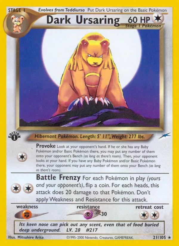 Dark Ursaring (Neo Destiny #21/105)