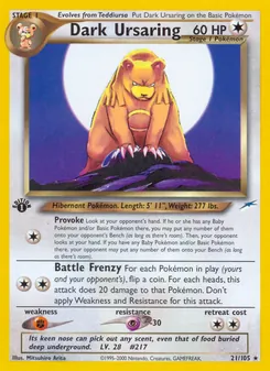 Dark Ursaring (Neo Destiny #21/105)