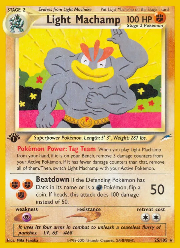 Light Machamp (Neo Destiny #25/105)