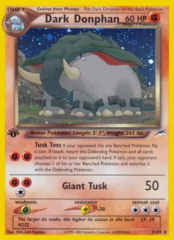 Dark Donphan (Neo Destiny #3/105)