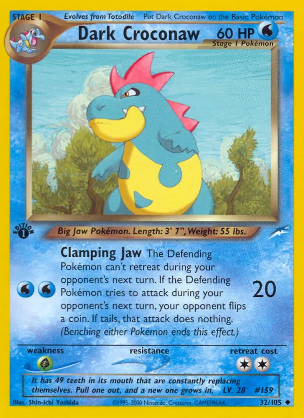 Dark Croconaw (Neo Destiny #32/105)