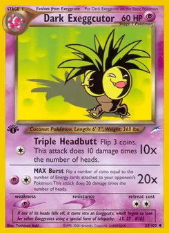 Dark Exeggutor (Neo Destiny #33/105)