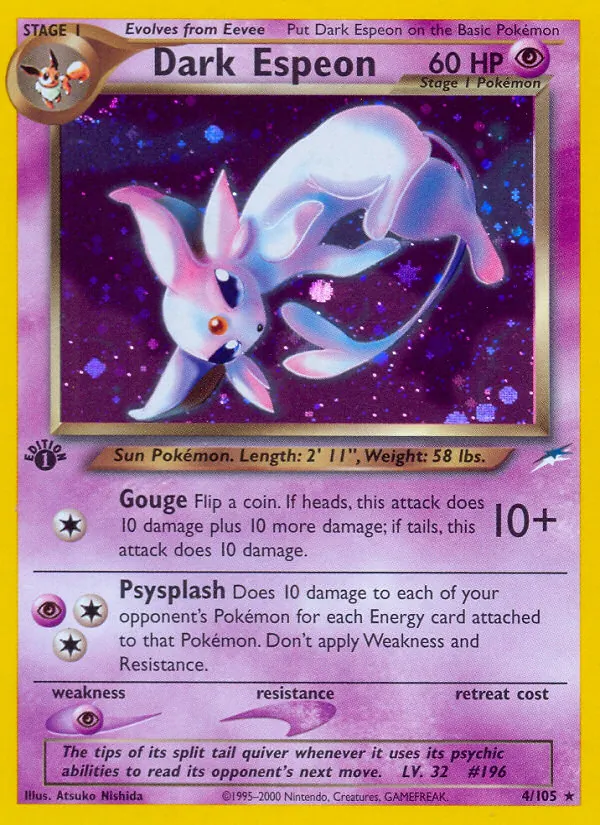 Dark Espeon (Neo Destiny #4/105)