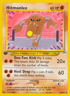 Hitmonlee (Neo Destiny #42/105)